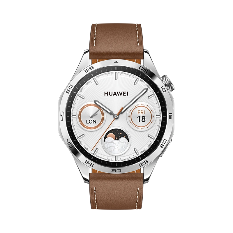 Умные часы Huawei Watch GT 4 46mm, Коричневый/Коричневый кожаный ремешок (PNX-B19). Фото 2