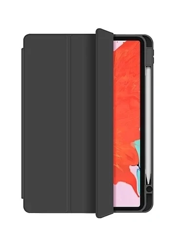 Чехол Smart Case With Pencil Holder для iPad Pro 11 (2020/2021/2022), Чёрный. Фото 1