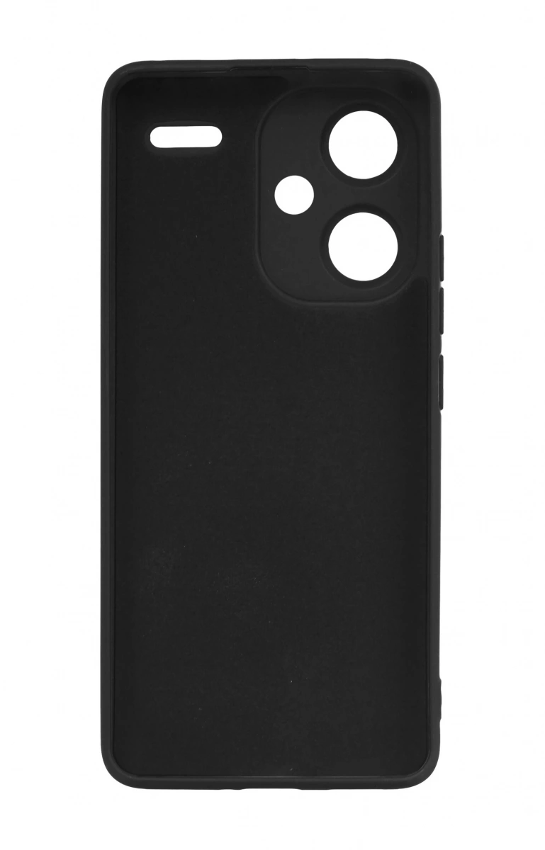 Накладка Zibelino Soft Matte Microfiber Case для Redmi Note 13 Pro Plus 5G, Чёрная. Фото 2