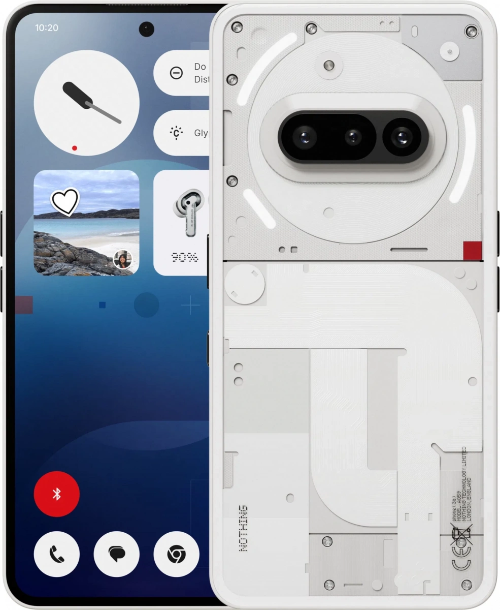 Смартфон Nothing Phone (3A) 12/256Гб, Белый. Фото 1