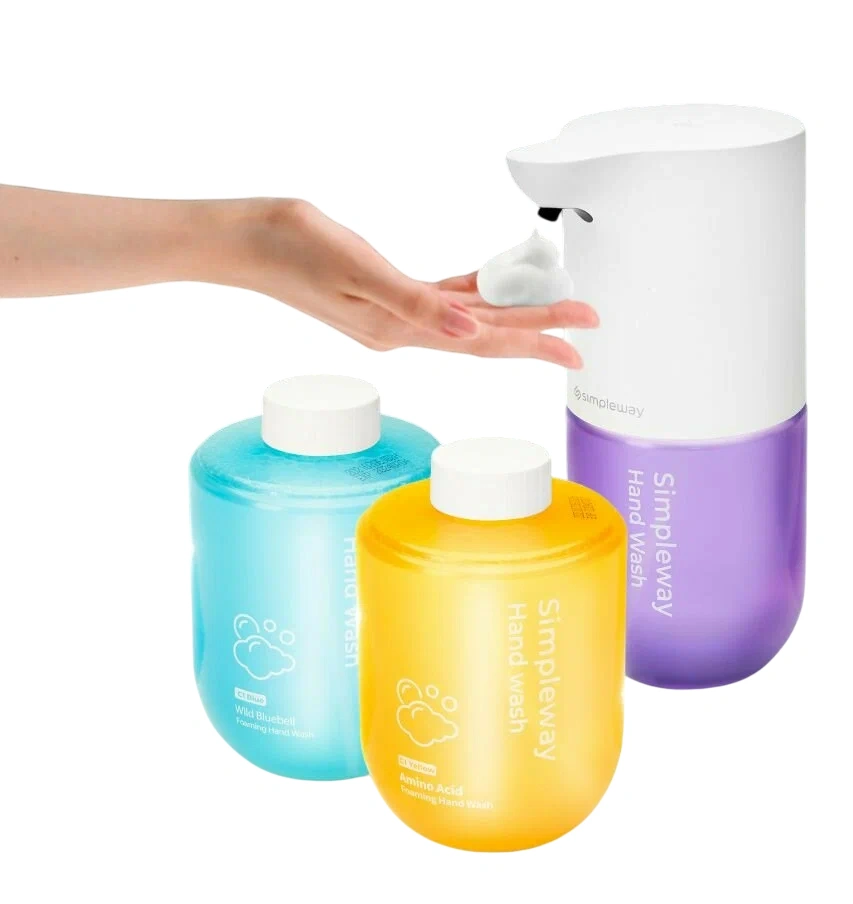 Сенсорный дозатор для жидкого мыла SimpleWay Automatic Soap Dispenser + 3 сменных блока. Фото 2