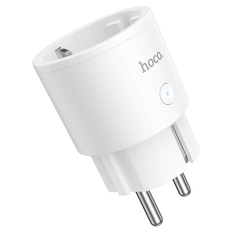 Умная розетка Hoco AC16 Veloz Wi-Fi, White. Фото 4