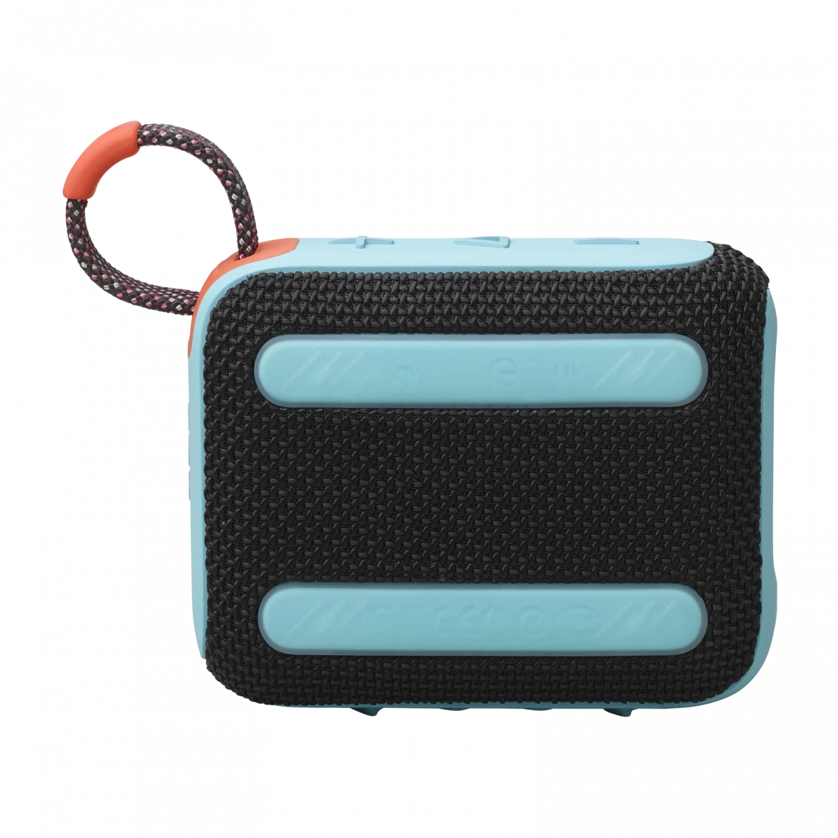 Беспроводная акустика JBL Go 4 Чёрно-оранжевая. Фото 3