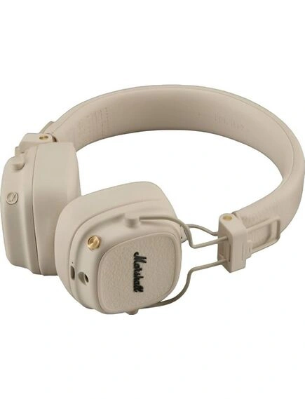 Беспроводные наушники Marshall Major V, Кремовые. Фото 2