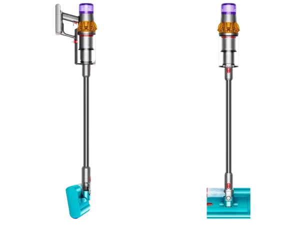 Беспроводной пылесос Dyson V15S Detect Submarine (SV47), Yellow/Nickel (Уцененный товар). Фото 4