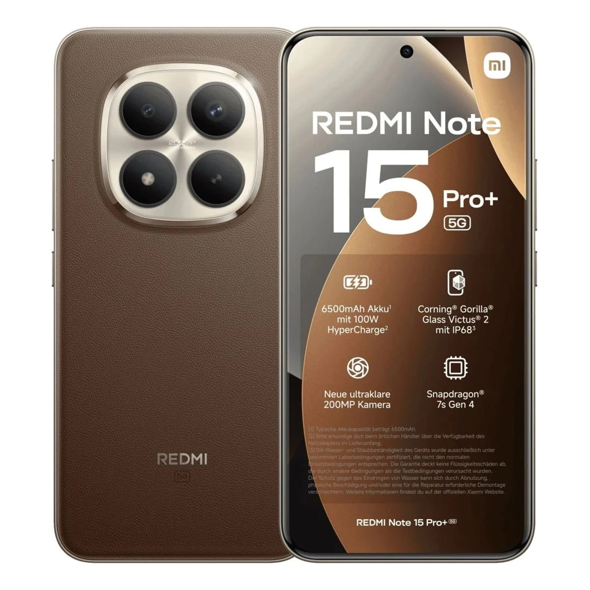 Смартфон Redmi Note 15 Pro Plus 5G 8/256Гб Коричневый мокко. Фото 1