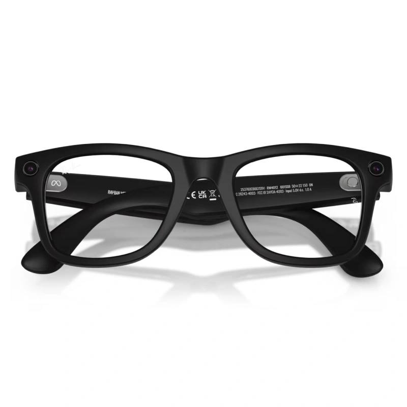 Умные очки Ray Ban Wayfarer (Gen 2) RW4012 Матовый черный/Прозрачный M 150-50mm (601SSB). Фото 5