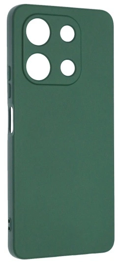 Накладка Silicone Case Logo для Infinix Note 30, Тёмно-зелёная. Фото 1