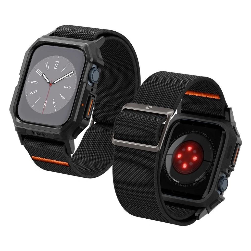 Ремешок Spigen Lite Fit Pro для Apple Watch 42/44/45/49мм, Чёрный (ACS07103). Фото 8