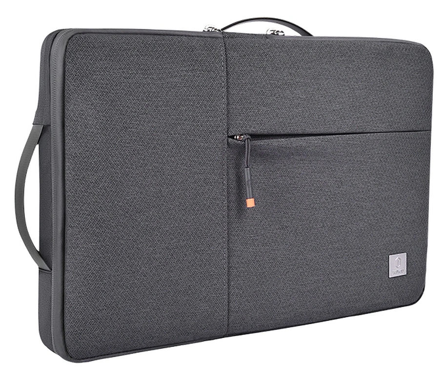 Сумка для ноутбука Wiwu Alpha Double Layer Sleeve Laptop 15.6, Grey. Фото 3