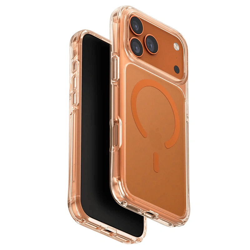 Накладка Uniq для iPhone 17 Pro LifePro Xtreme (AF) MagSafe, Морозно-оранжевый (IP6.3P(2025)-LXAFMFCLRVO). Фото 1