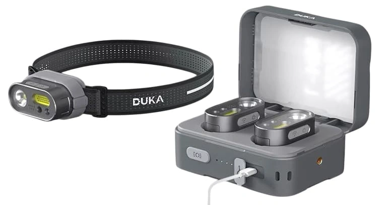 Налобный фонарь AtuMan MH1 Dual-light Multi-functional Charging Case. Фото 4