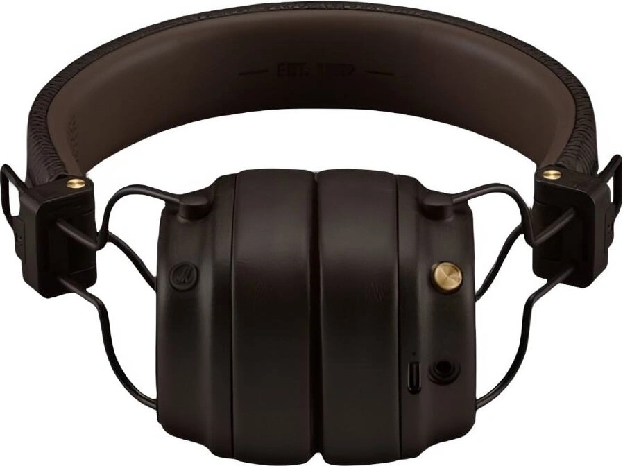 Беспроводные наушники Marshall Major V, Коричневый (Уцененный товар). Фото 4