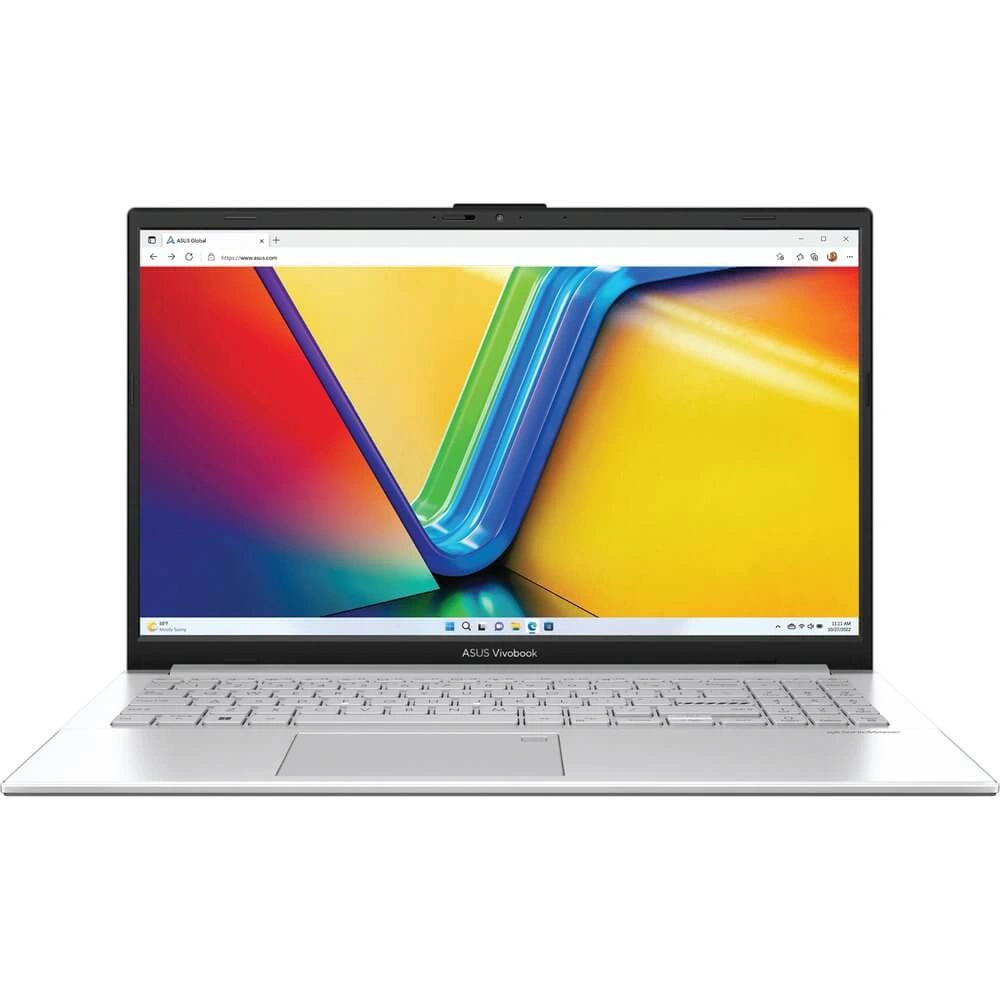 ASUS VivoBook Go 15 OLED E1504FA-L1834, Серебристый (15.6" OLED, Ryzen 5 7520U, 16GB, SSD 512GB, AMD Radeon Graphics, без ОС). Фото 1