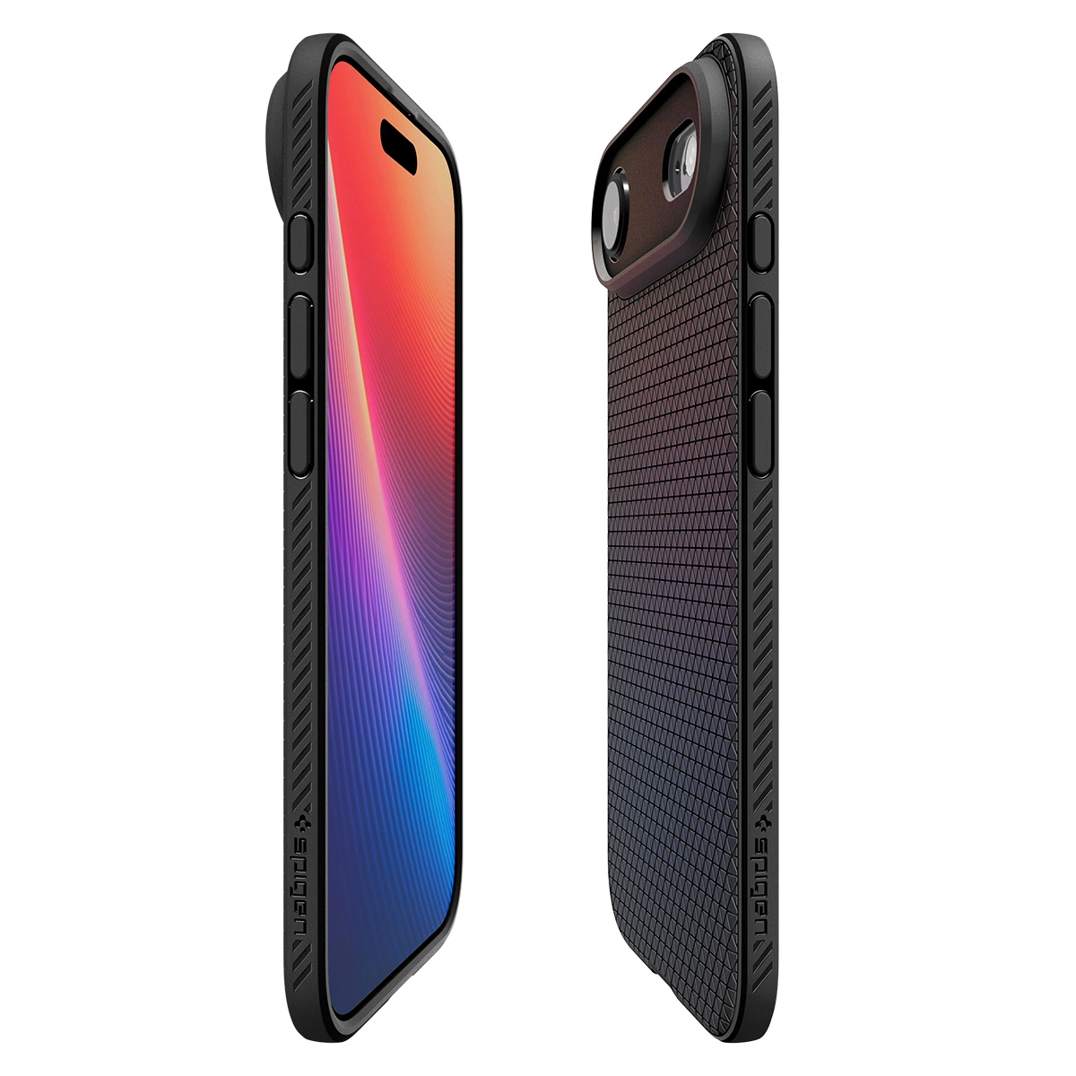 Накладка Spigen Liquid Air для iPhone Air, Матовый чёрный (ACS10302). Фото 6