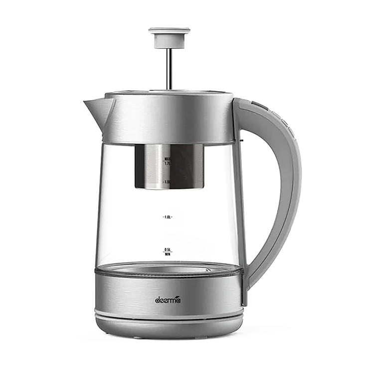 Электрический чайник Deerma DEM-SH50W, Silver. Фото 3