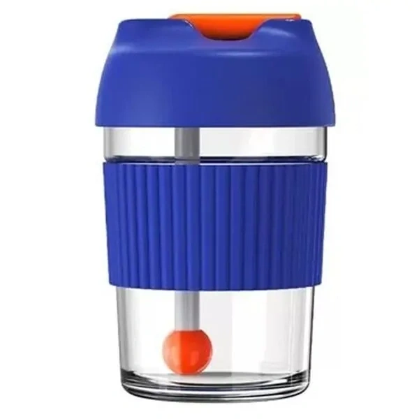 Термокружка Kiss Kiss Fish Rainbow 365ml, Dark Blue (G-U36W). Фото 1