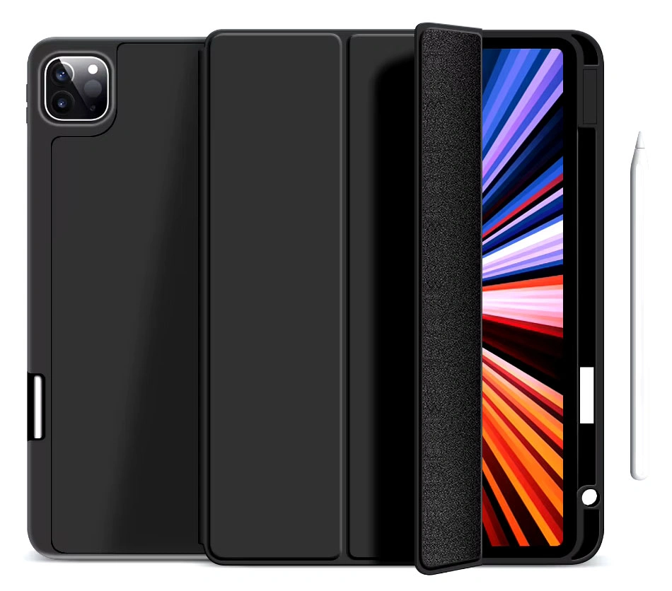 Чехол Wiwu Protective Case with pencil holder для iPad Pro 11 (2024), Black. Фото 1