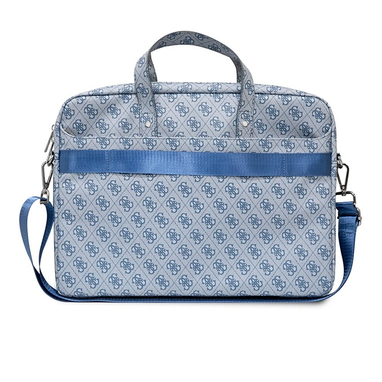 Сумка для ноутбука Guess 4G Bag with Triangle metal logo для ноутбуков 13/"15"/16", Blue (GUCB15P4TB). Фото 2