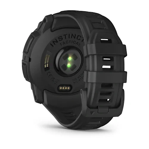 Умные часы Garmin Instinct 3 50mm, Solar, Tactical Edition, Black with Black Band (010-02935-90). Фото 5