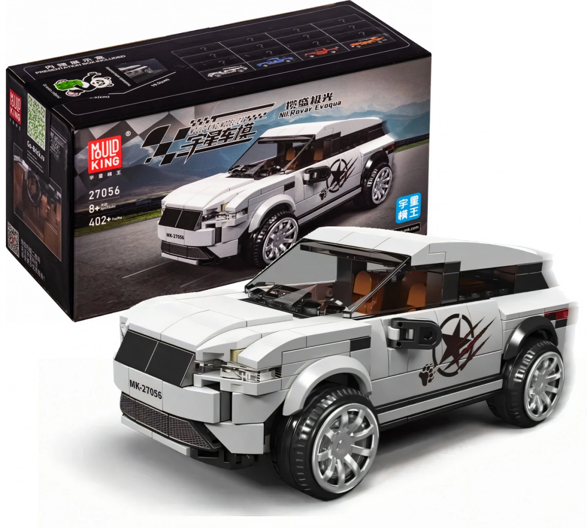 Конструктор Mould King Models 27056. Внедорожник Range Rover Evoque, 402 деталей. Фото 1