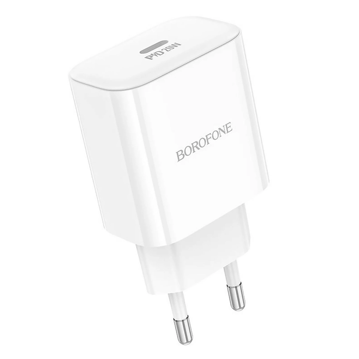 Сетевое зарядное устройство Borofone BA81A PD20W QC3.0, Белое. Фото 3