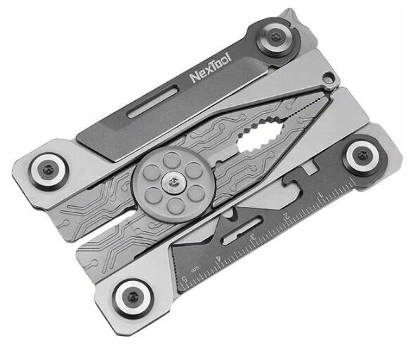 Мультитул NexTool Silver Blade 14-in-1 EDC Tool, Серый (NE20182). Фото 3