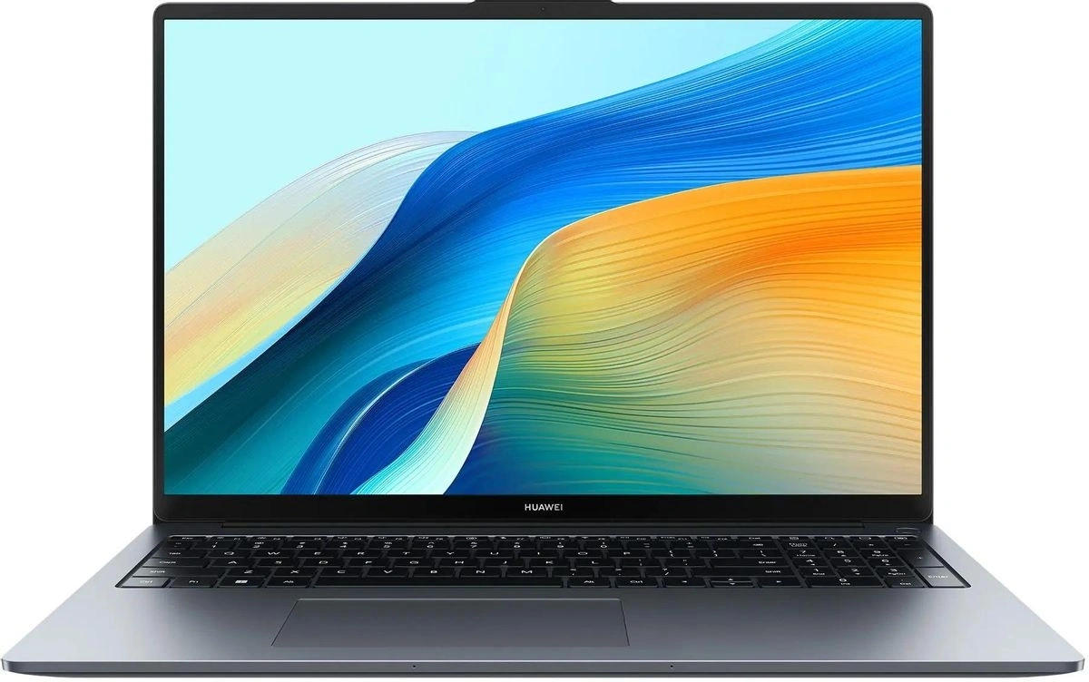 Huawei MateBook D 16 Космический серый 53013WXE (MCLF-X) (16" IPS, Intel Core i5 12450H, 2.0 GHz - 4.4 GHz, 8GB, 512GB SSD, Intel UHD Graphics, Windows 11). Фото 1