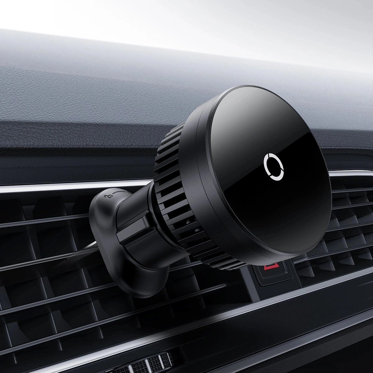 Держатель Baseus MagPro Series Magnetic Wireless Charging Car Mount Air Vent Version 15W, Black (C40164100121-00). Фото 5