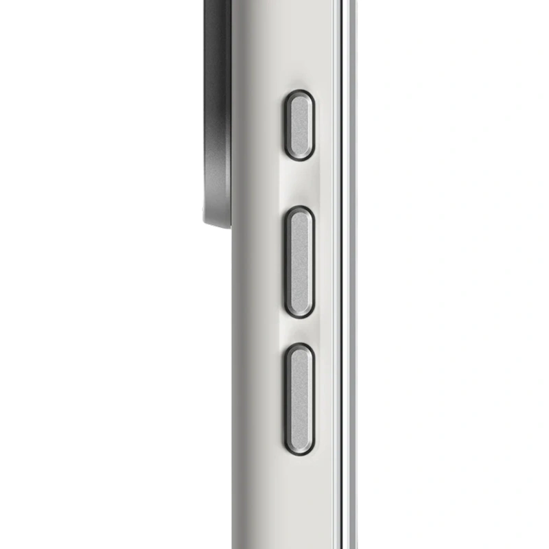 Накладка Aulumu для iPhone 17 Pro Max A17 Slim Shockproof, Белая (A17-SP-WT-PM). Фото 4