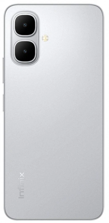 Смартфон Infinix Smart 10 4/128Гб серебристый титан. Фото 3