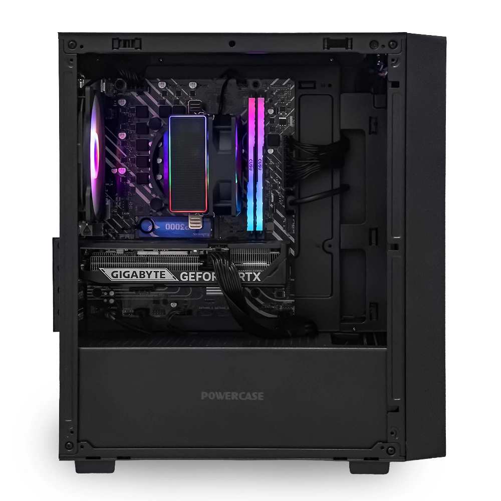 Системный блок CORE S (SM07 Intel Core i3-14100, 16Gb DDR4, RTX5060, SSD 512Gb M.2, ASUS PRIME H610M-K D4, 550Вт). Фото 2