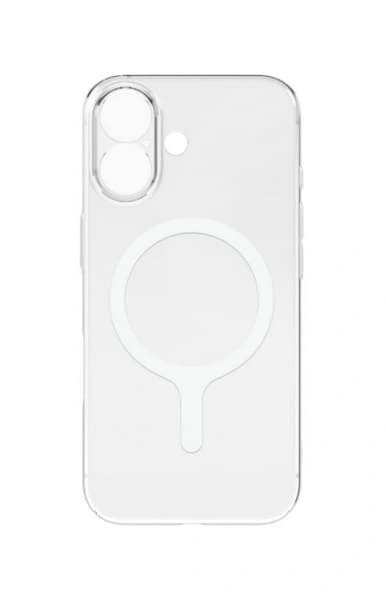 Накладка Uniq AirSuit MagSafe для iPhone 17, Glossy Clear/White (IP6.3(2025)-ASMGCLRW). Фото 2