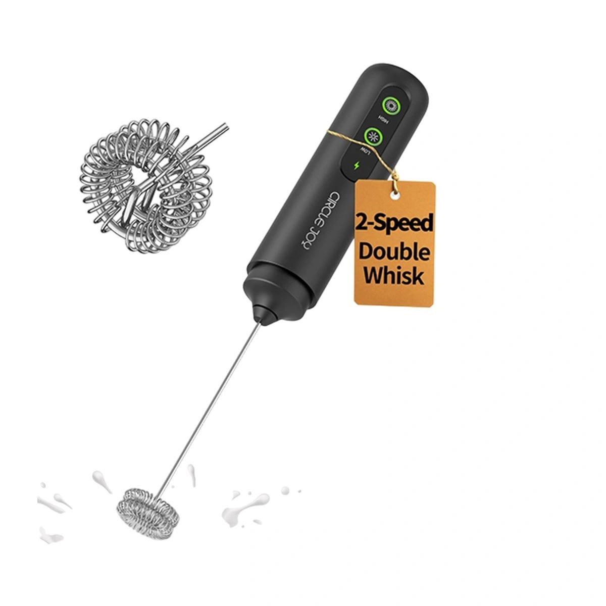Капучинатор Circle Joy LP Electric Milk Frother (CJ-EMF19D), Чёрный. Фото 2