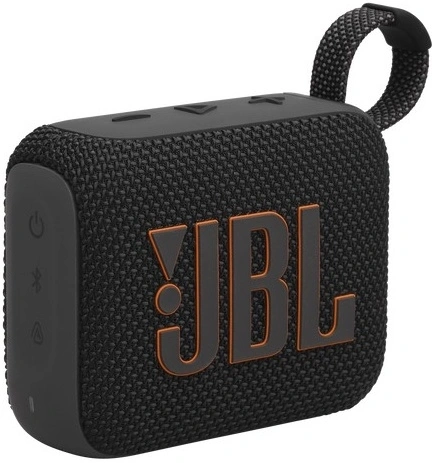 Беспроводная акустика JBL Go 4 Чёрная  (JBLGO4BLK). Фото 1
