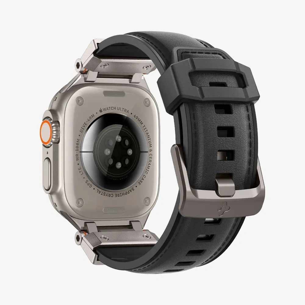Ремешок Spigen Durapro Armor для Apple Watch 44/45/46/49мм, Чёрный (AMP07591). Фото 2