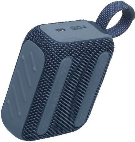 Беспроводная акустика JBL Go 4 Синяя (JBLGO4BLU). Фото 4