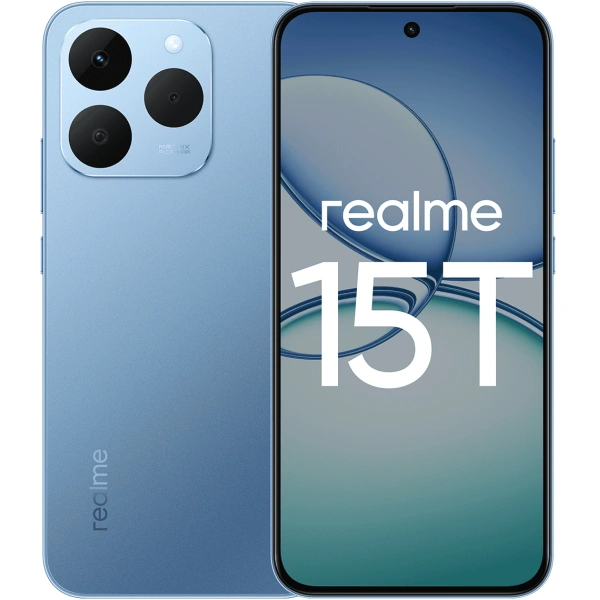 Смартфон Realme 15T 5G 12/256Гб Голубой металлик. Фото 1