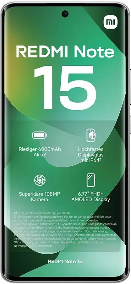Смартфон Redmi Note 15 8/256Gb Forest Green (без NFC). Фото 2