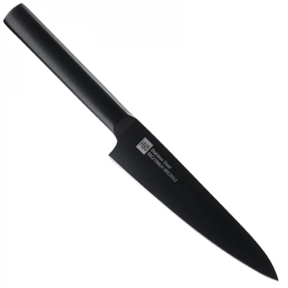 Набор кухонных ножей HuoHou Black Knife Set HU0076, Чёрный. Фото 5