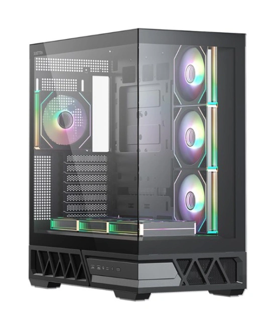 Корпус XASTRA Q700 7ARGB-C10-UC [Q700-7FM12A-C10-UC] Чёрный. Фото 1