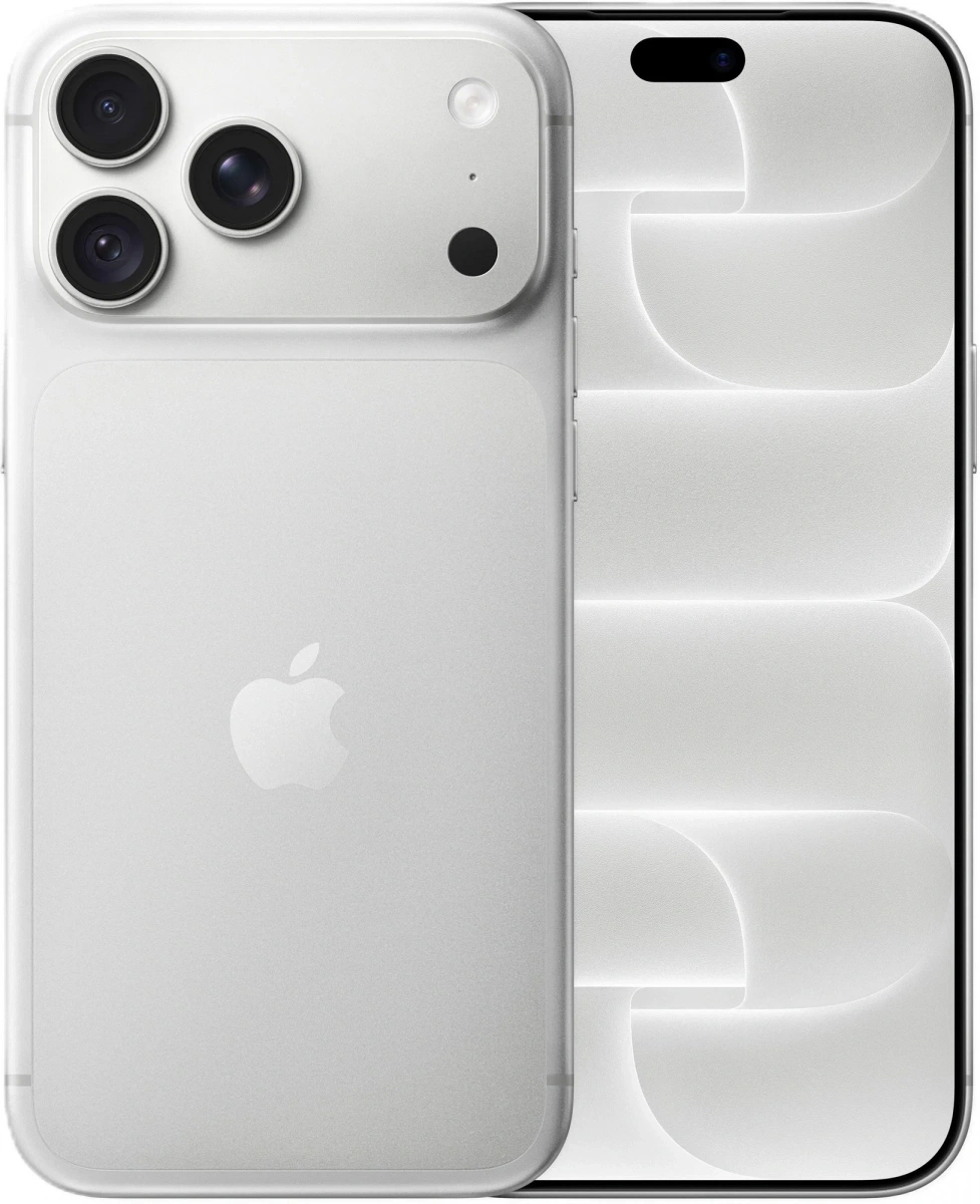 Смартфон Apple iPhone 18 Pro 512Гб, Серебристый (eSIM+SIM) (Без RuStore). Фото 1
