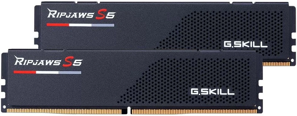 Оперативная память G.Skill Ripjaws S5 32Гб (2x16Гб) DDR5-6000 DIMM Black (F5-6000J3636F16GX2-RS5K). Фото 1