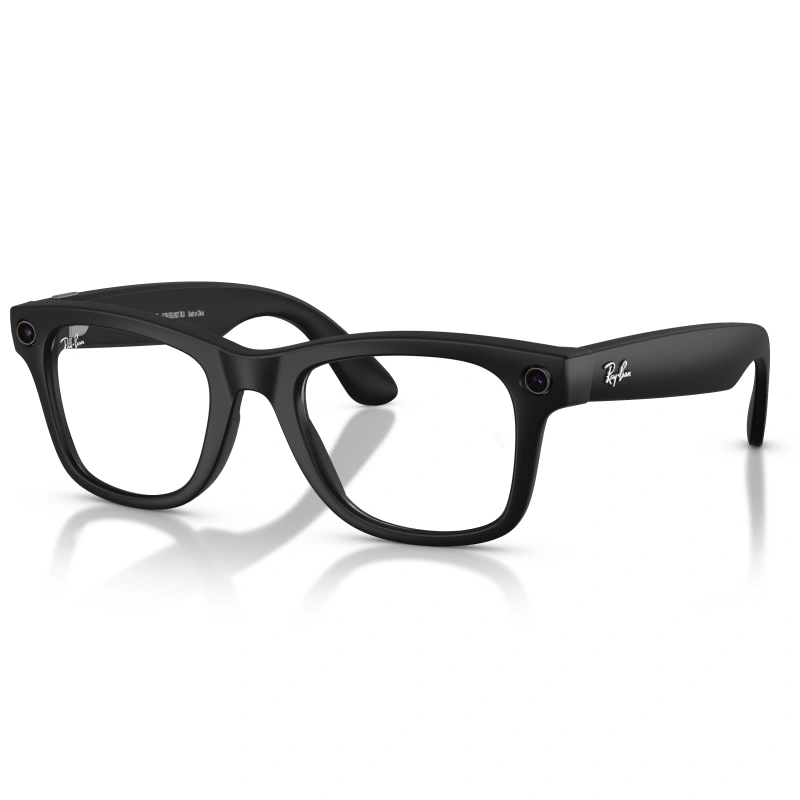 Умные очки Ray Ban Wayfarer (Gen 2) RW4012 Матовый черный/Прозрачный M 150-50mm (601SSB). Фото 1