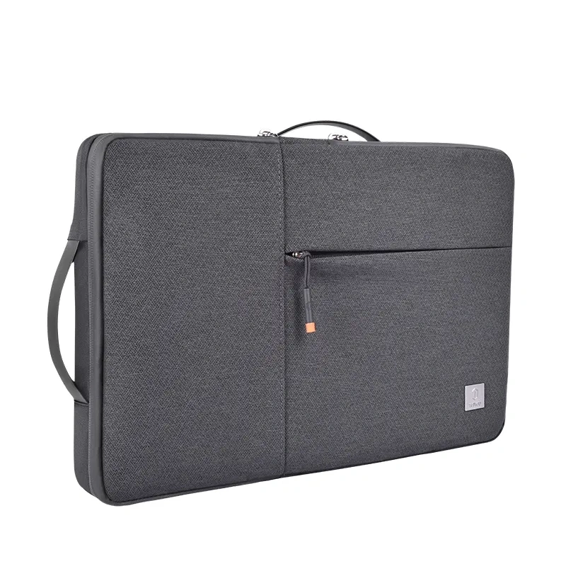 Сумка для ноутбука Wiwu Alpha Double Layer Sleeve Laptop 14, Серая. Фото 2