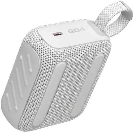 Беспроводная акустика JBL Go 4 Белая (JBLGO4WHT). Фото 3