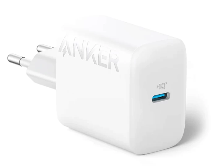Сетевое зарядное устройство Anker High-Speed USB-C Charger 20W, Белое (A2347G21)